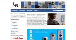 Desktop Screenshot of bpt.techfass.cz